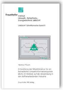 Buch: Entwicklung der Modellstruktur für ein betriebliches Umweltinformationssystem (BUIS) im Hinblick auf die Anwendung in der stoffverarbeitenden Industrie