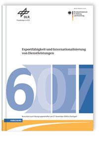 Buch: Exportfähigkeit und Internationalisierung von Dienstleistungen