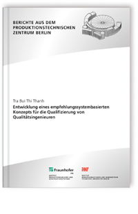 Buch: Entwicklung eines empfehlungssystembasierten Konzepts für die Qualifizierung von Qualitätsingenieuren